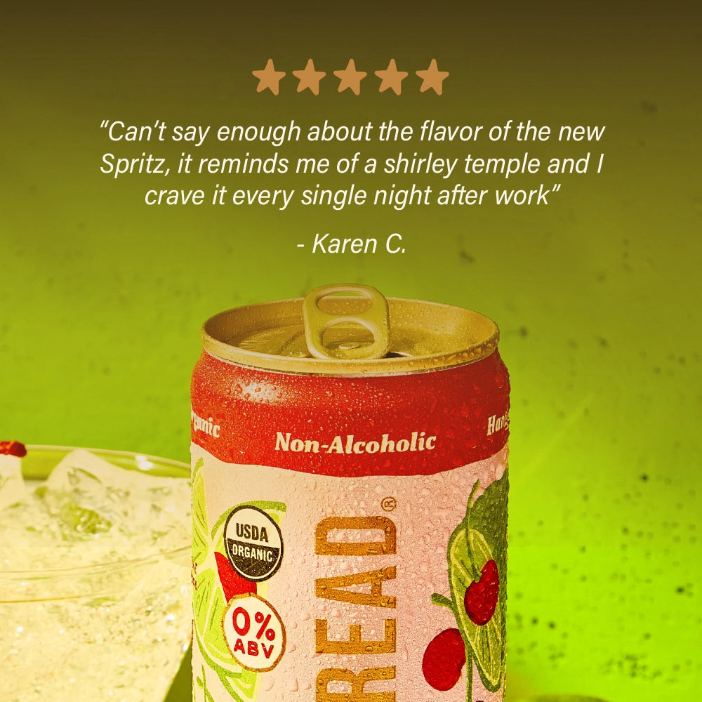 Cherry Lime Non-Alcoholic Spritz